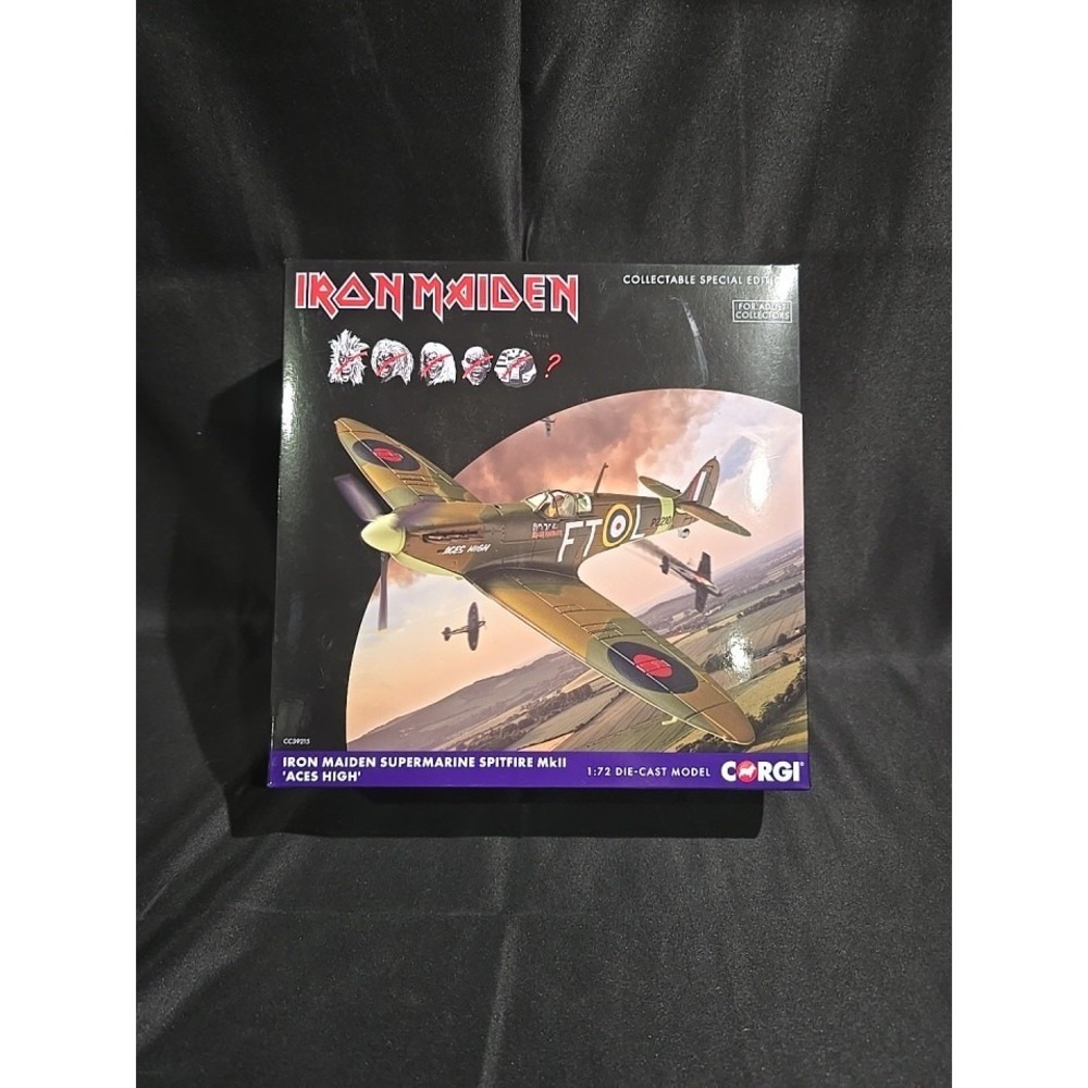 Corgi Iron Maiden Supermarine Spitfire Mk.II Aces High 1:72 Die-Cast CC39215